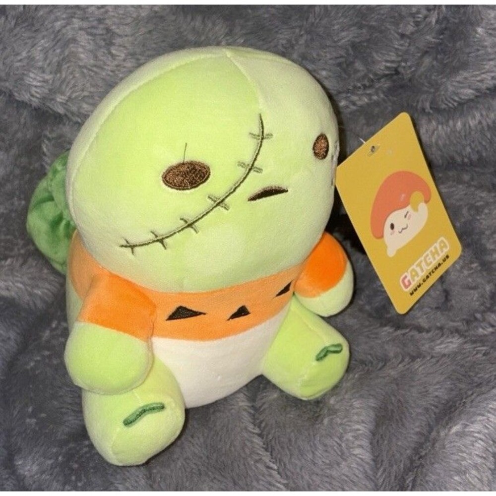 8” Gatcha Prize Plush Kawaii Cute Zombie Halloween Turtle
